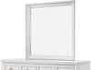 Square Mirror - White