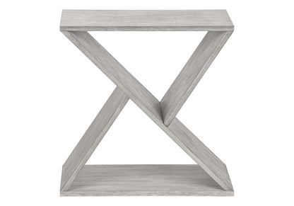 Accent Side Table, Contemporary - Gray Wash