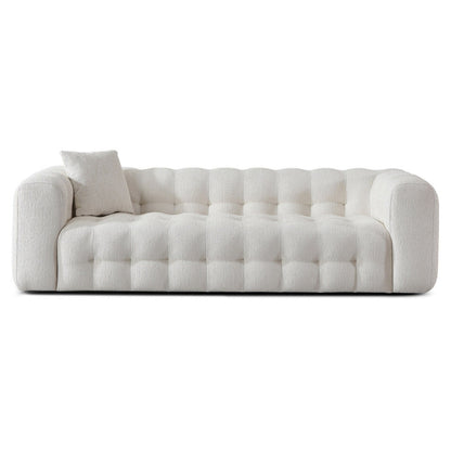 Eden - Modern Tufted Chesterfield Sofa - Cream
