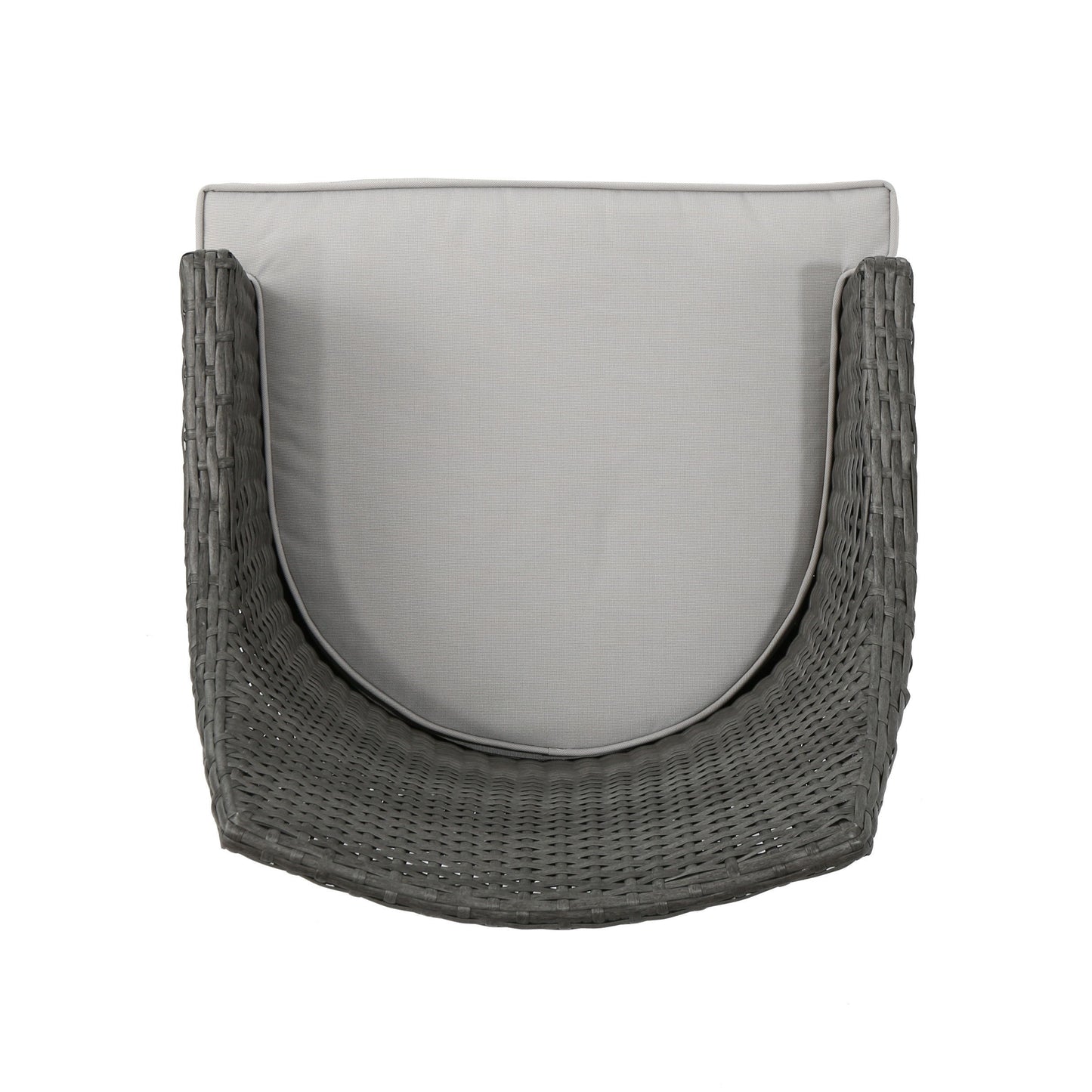 Hillhurst - Outdoor Chair, Comfortable Rattan With Weather Resistant Cushion (Set of 2) - Gray