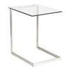 Zenn - Contemporary End Table - Clear