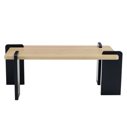 Coffee Table, Suitable For Modern Minimalist Living Rooms - Natural Wood