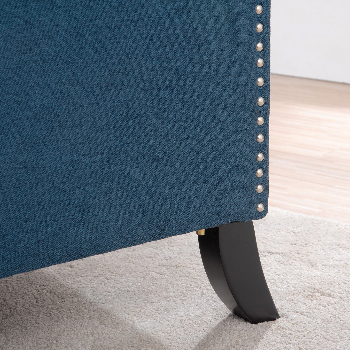 Manual Wing Chair Recliner - Blue