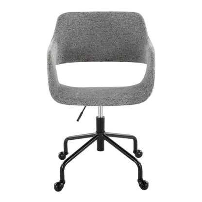 Margarite - Contemporary Adjustable Office Chair - Black / Gray
