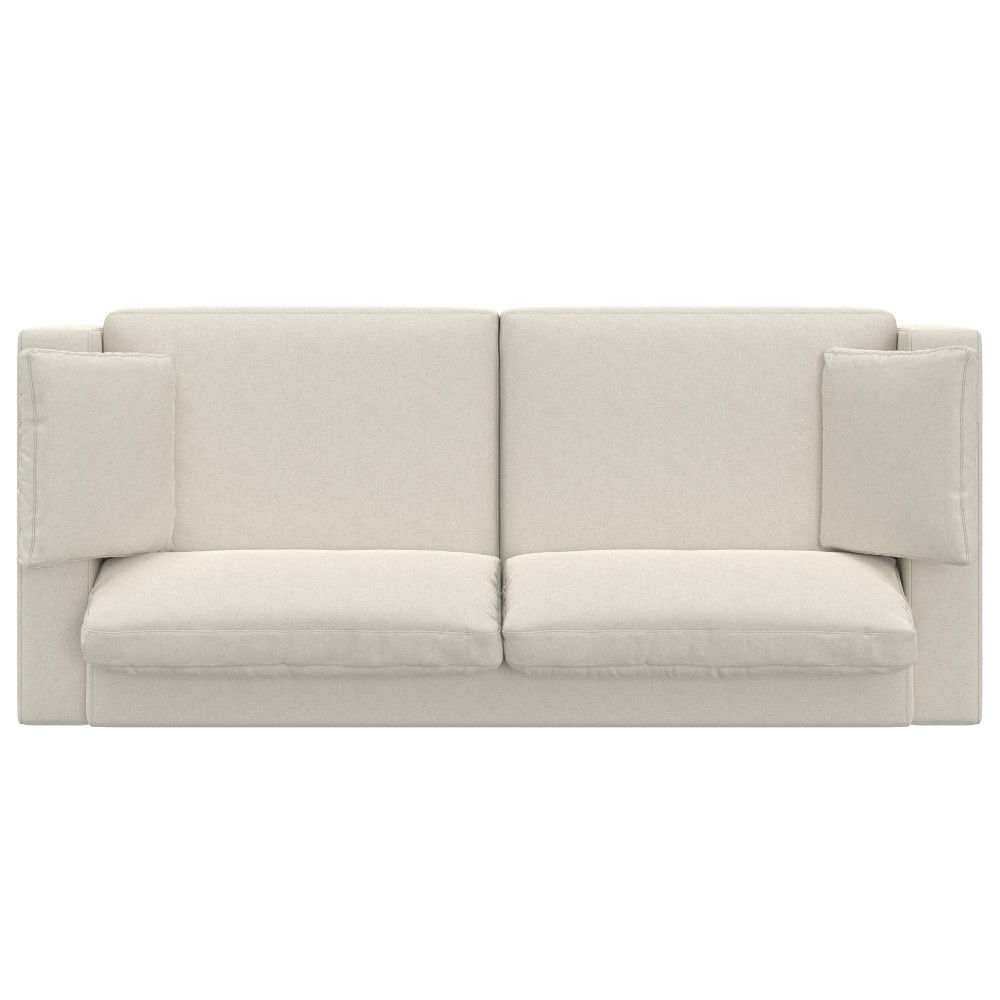 Charlie - Deep Seater Sofa, Upholstered - Cream