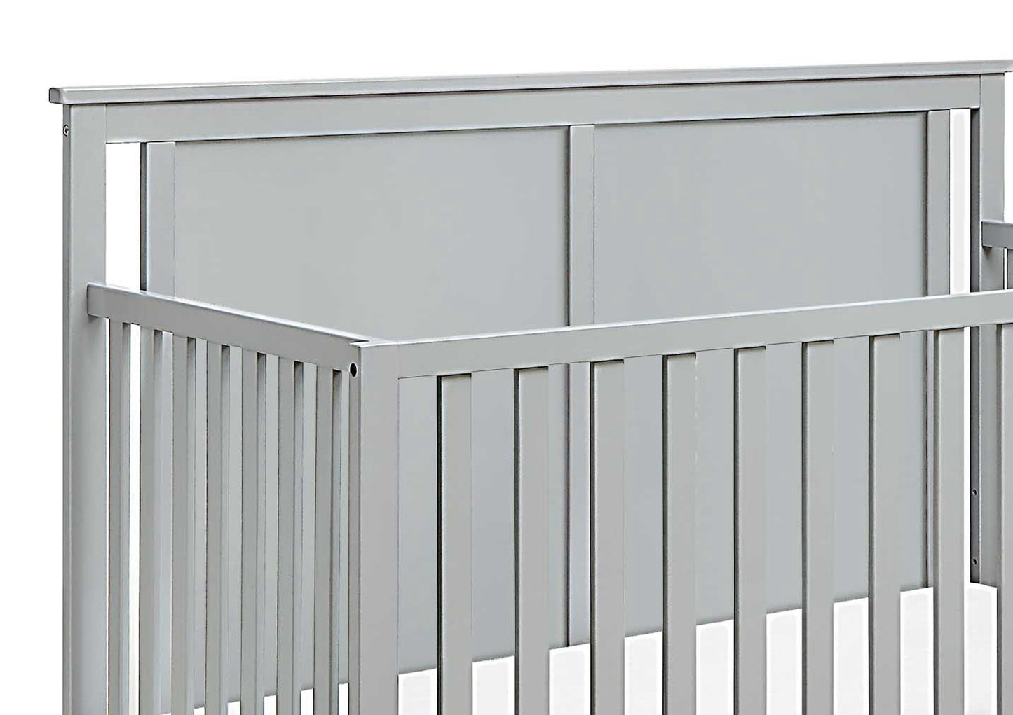 Connelly - Mini Crib With Mattress Pad - Gray, Rockport Gray