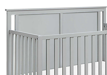 Connelly - Mini Crib With Mattress Pad - Gray, Rockport Gray