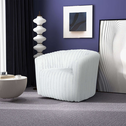 Mira - Swivel Chair - White