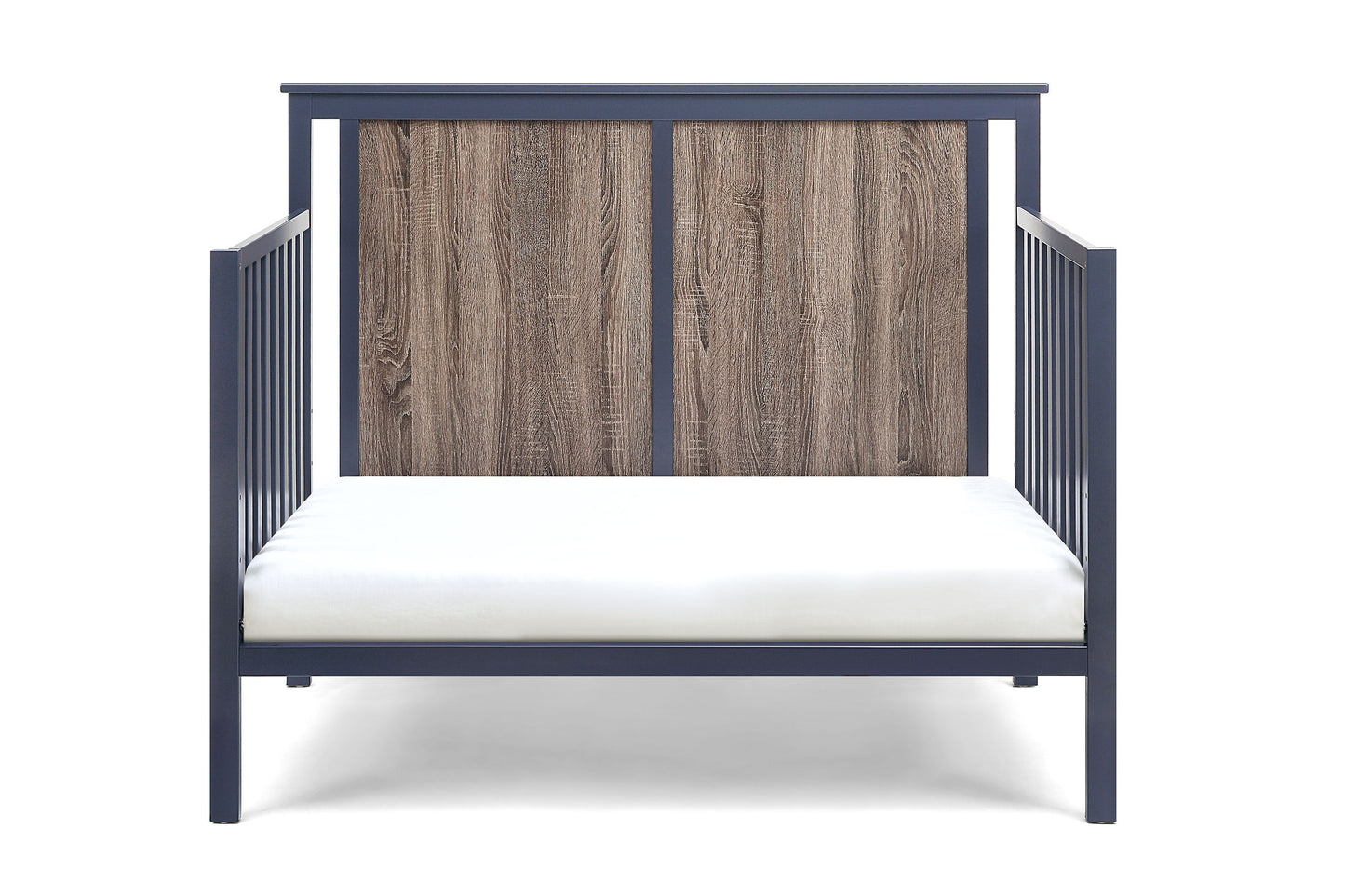 Connelly - 4 In 1 Convertible Crib - Midnight Blue / Vintage Walnut