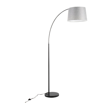 March - Contemporary Floor Lamp - Black / Gray