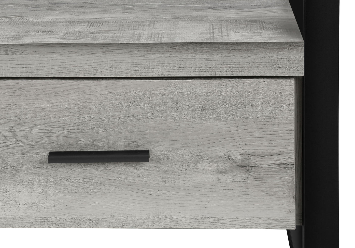 TV Stand, Console, Media Entertainment Center, Storage Drawers, Contemporary & Modern - Gray