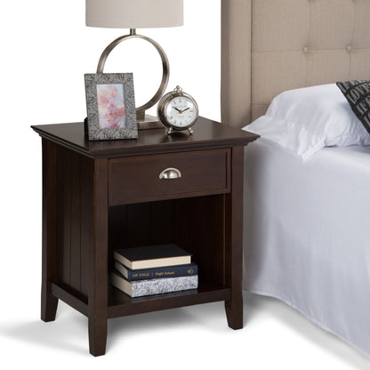 Acadian - Bedside Table - Brunette Brown