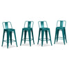 Rayne - Counter Height Stool (Set of 4) - Teal Blue