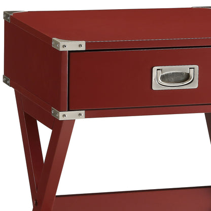 Babs - Accent Table - Red
