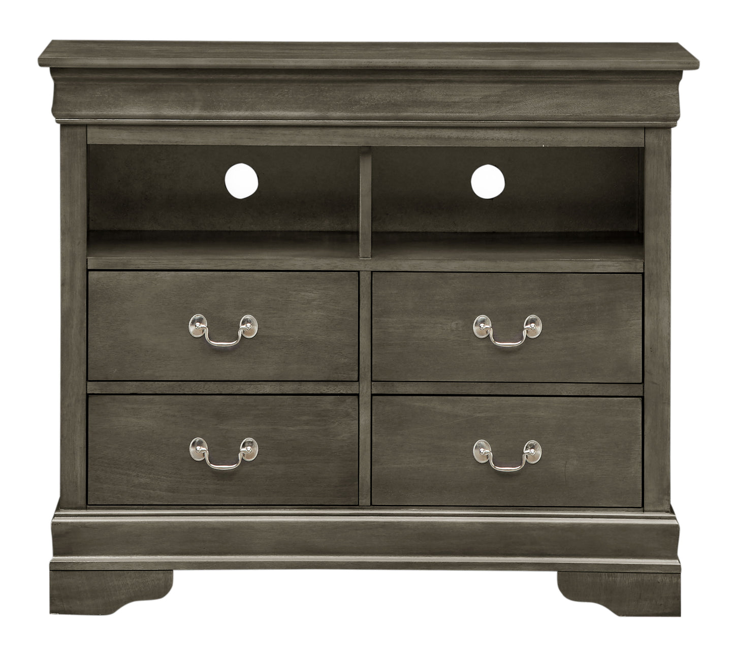 TV Media Chest - Gray
