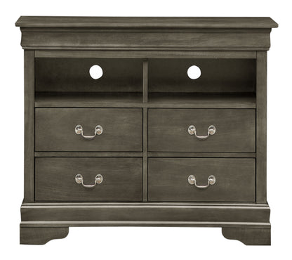 TV Media Chest - Gray