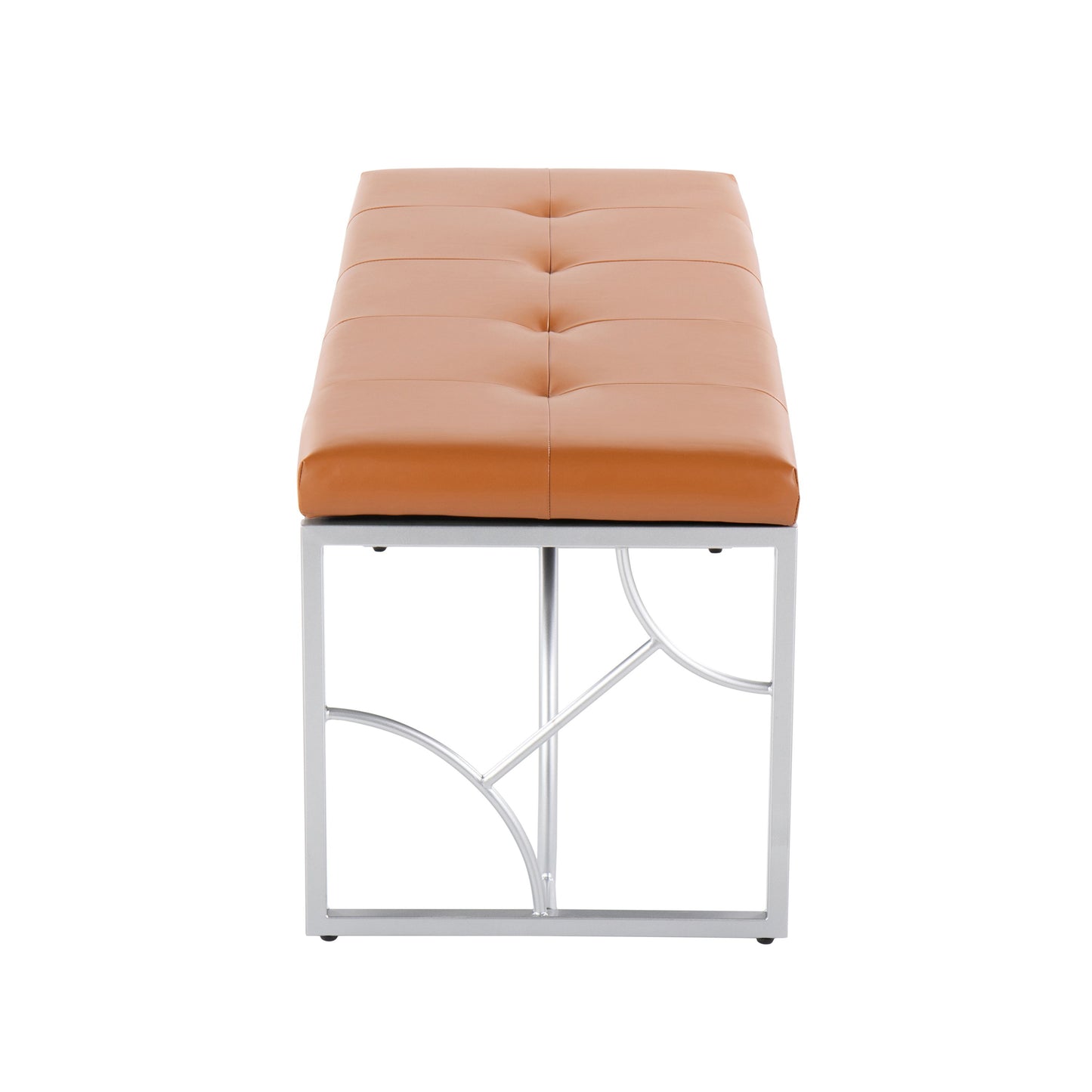 Constellation - Contemporary Bench - Silver / Camel