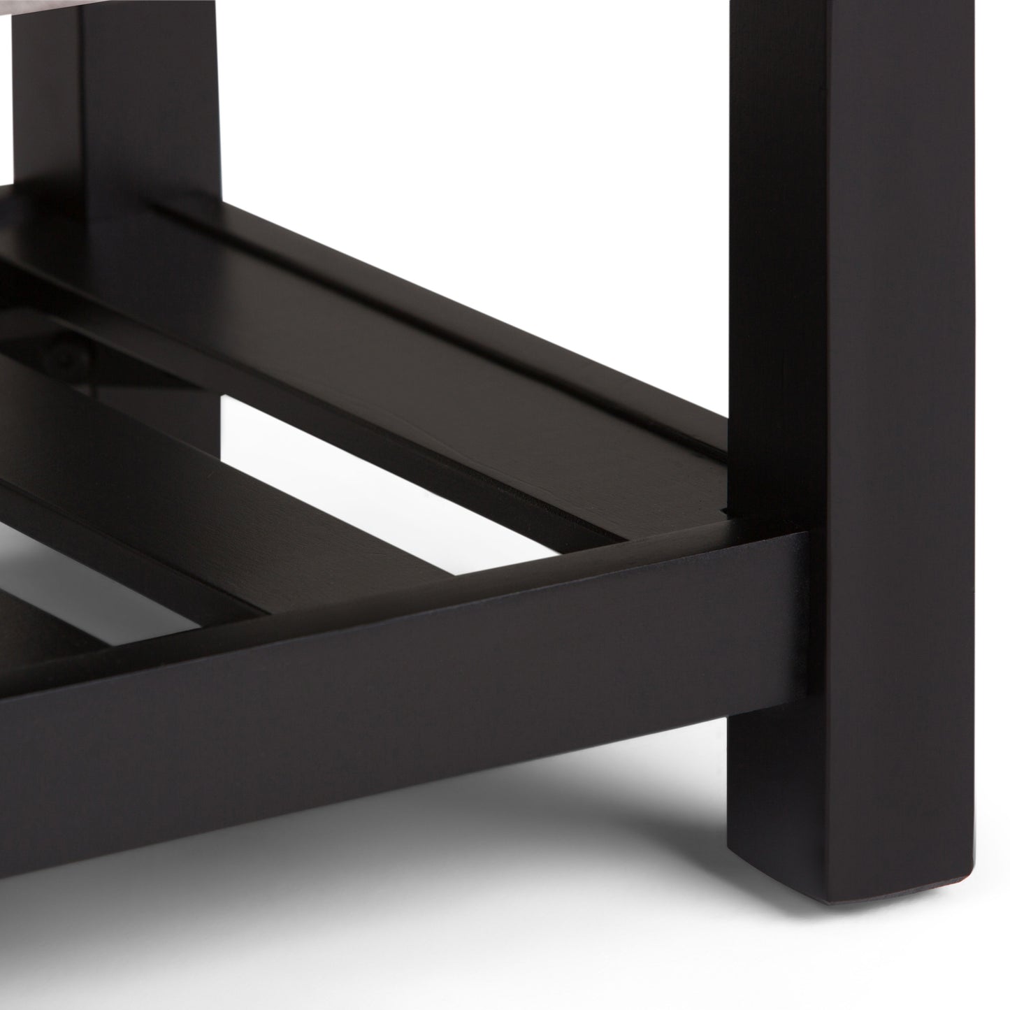 Cosmopolitan - Storage Ottoman Bench With Open Bottom - Cloud Gray