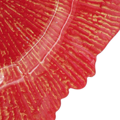 Reef Plastic Charger Plate (Set of 8) - Red