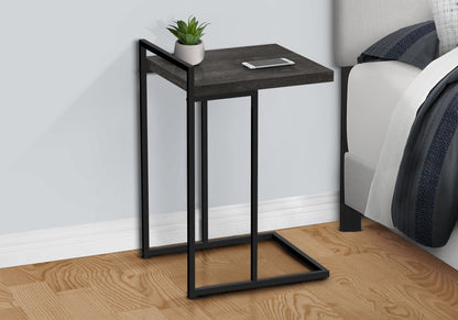 Accent Table, C - Shaped, Versatile Design - Black