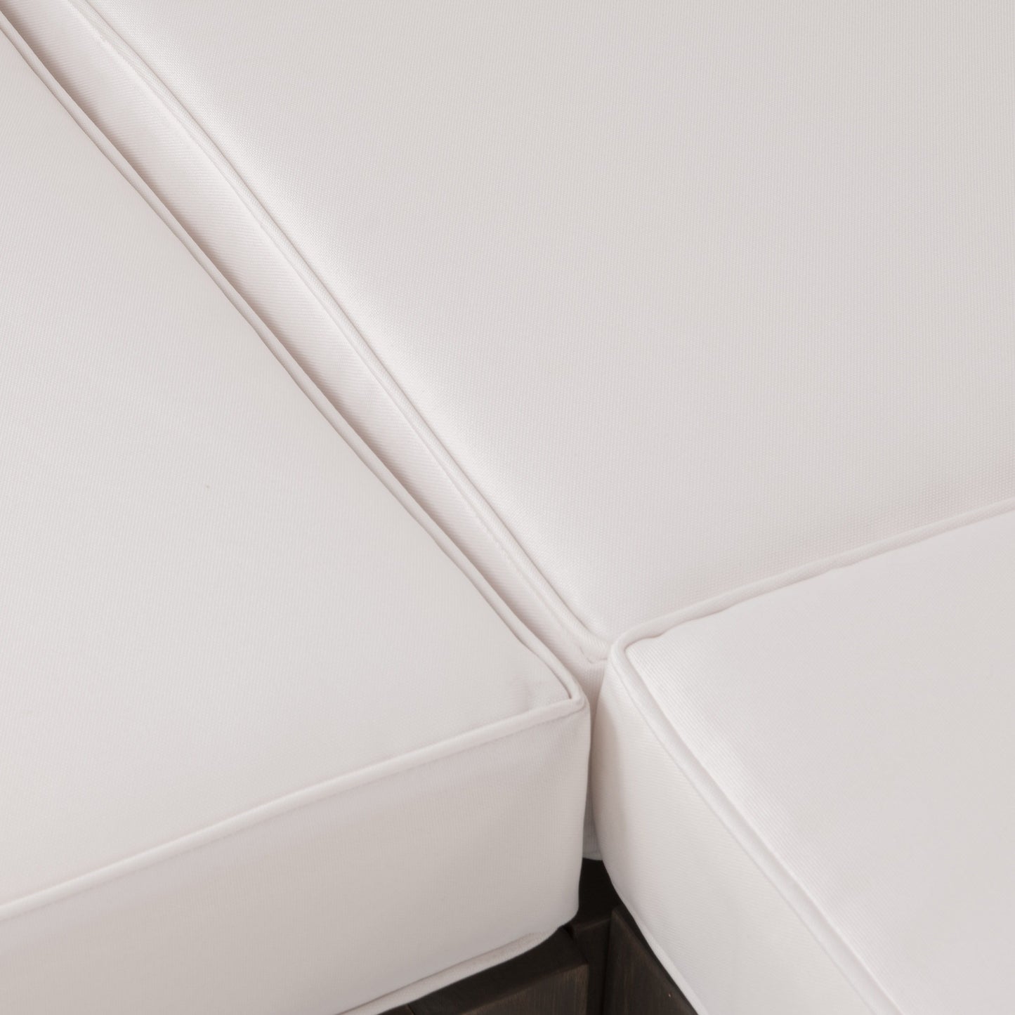 Oana - Left Corner Bench And Coffee Table - White