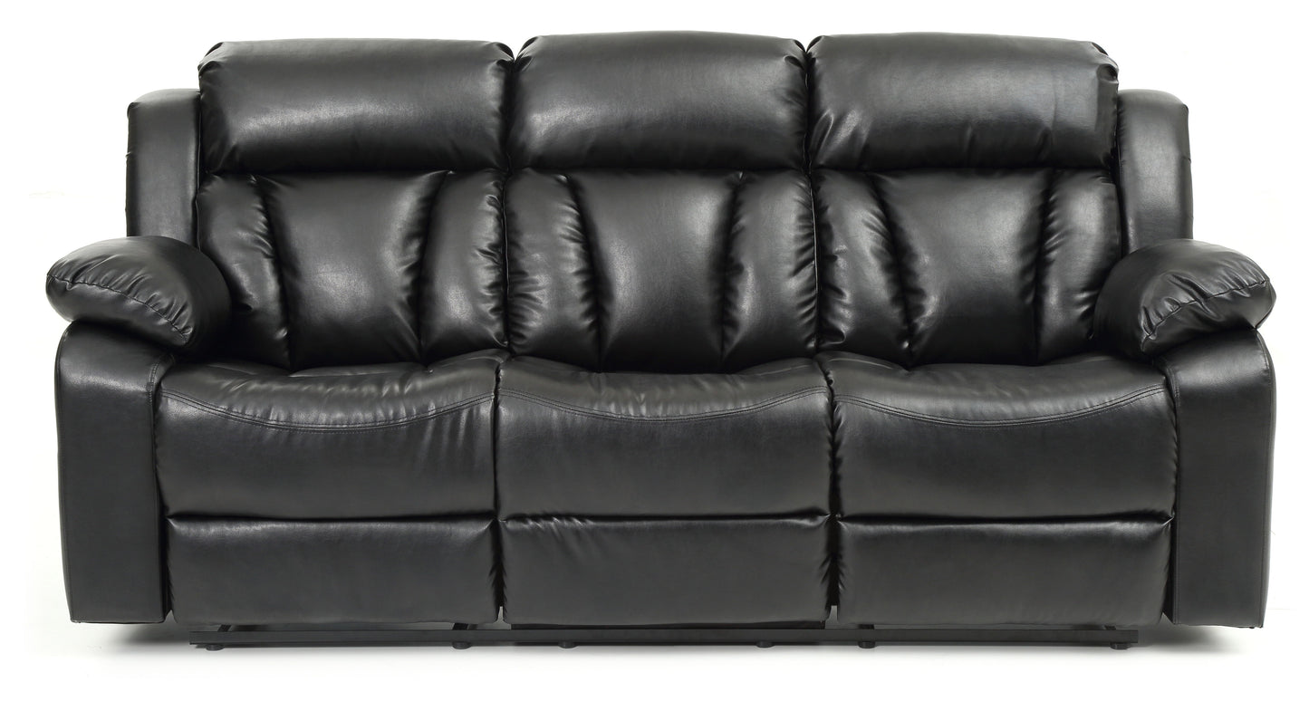 Daria - Reclining Sofa - Black