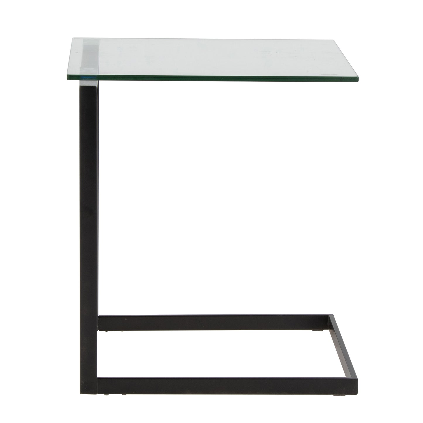 Zenn - Contemporary End Table - Black / Clear
