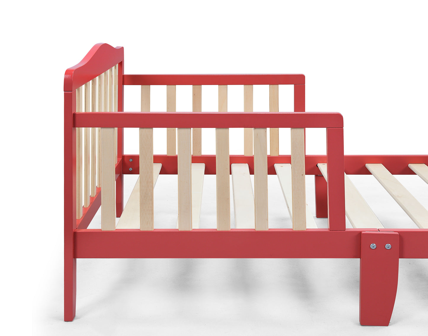 Twain - Toddler Bed - Coral/Natural