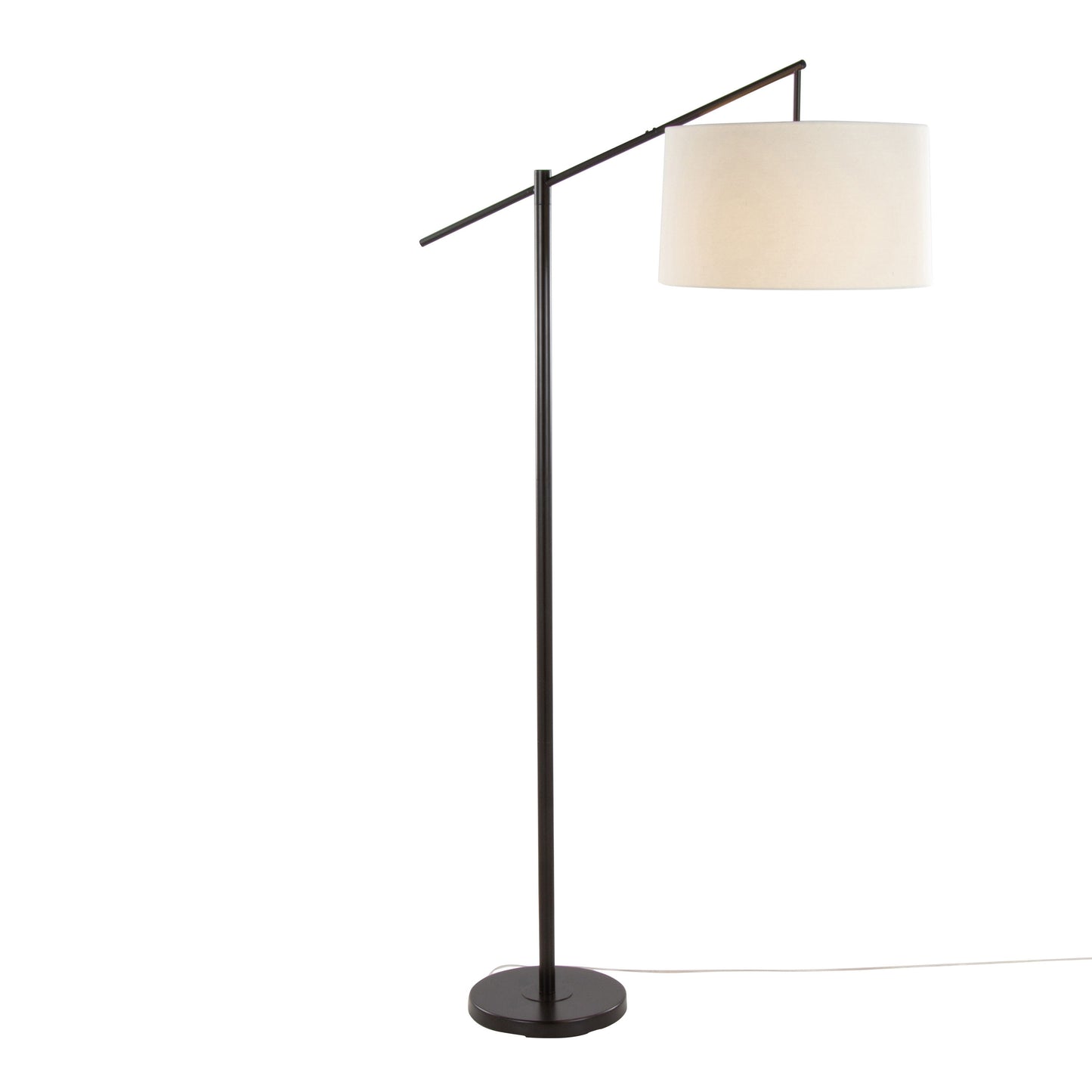 Casper - Contemporary Floor Lamp - Oil Bronze / Natural