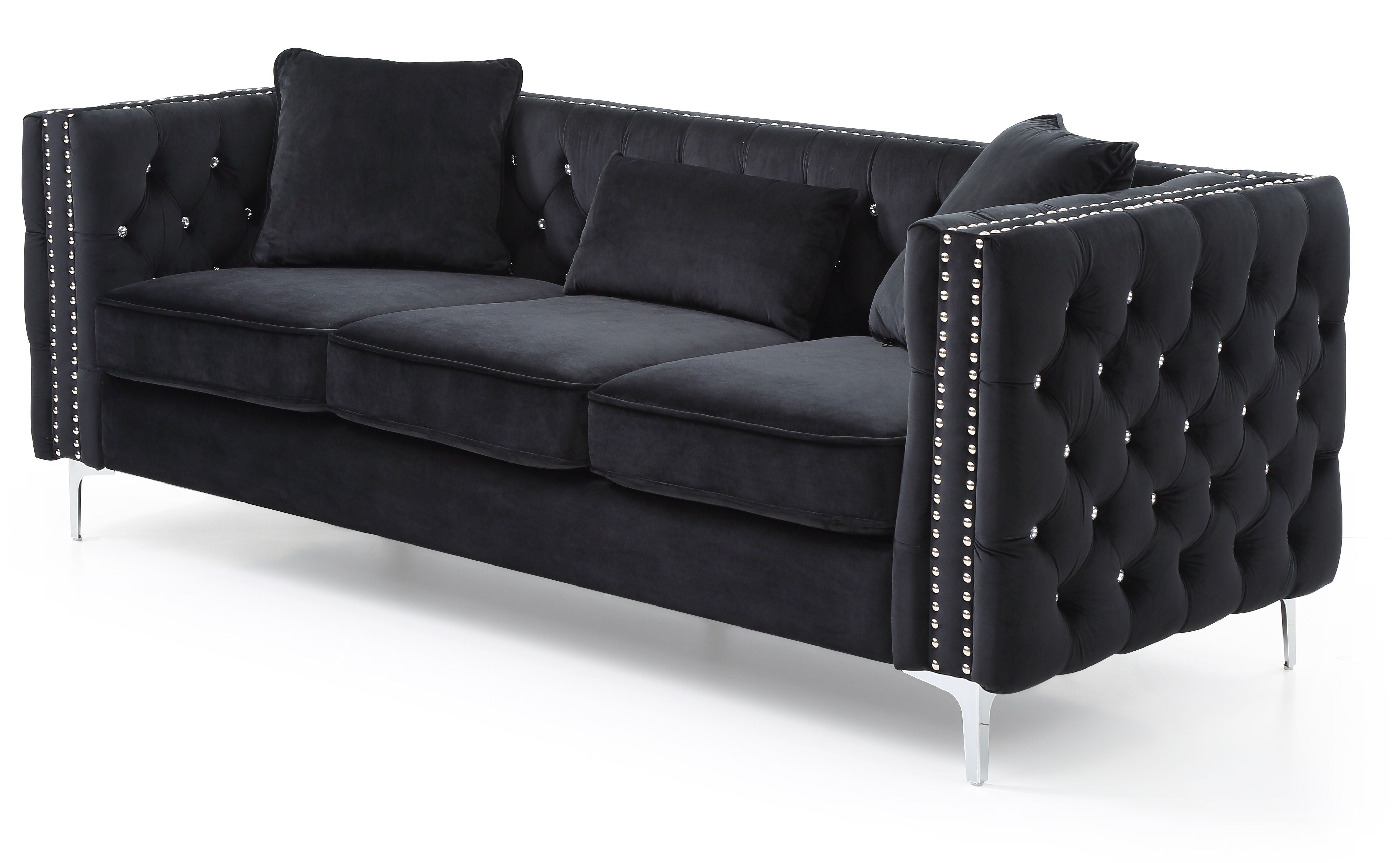 Paige - Sofa - Black