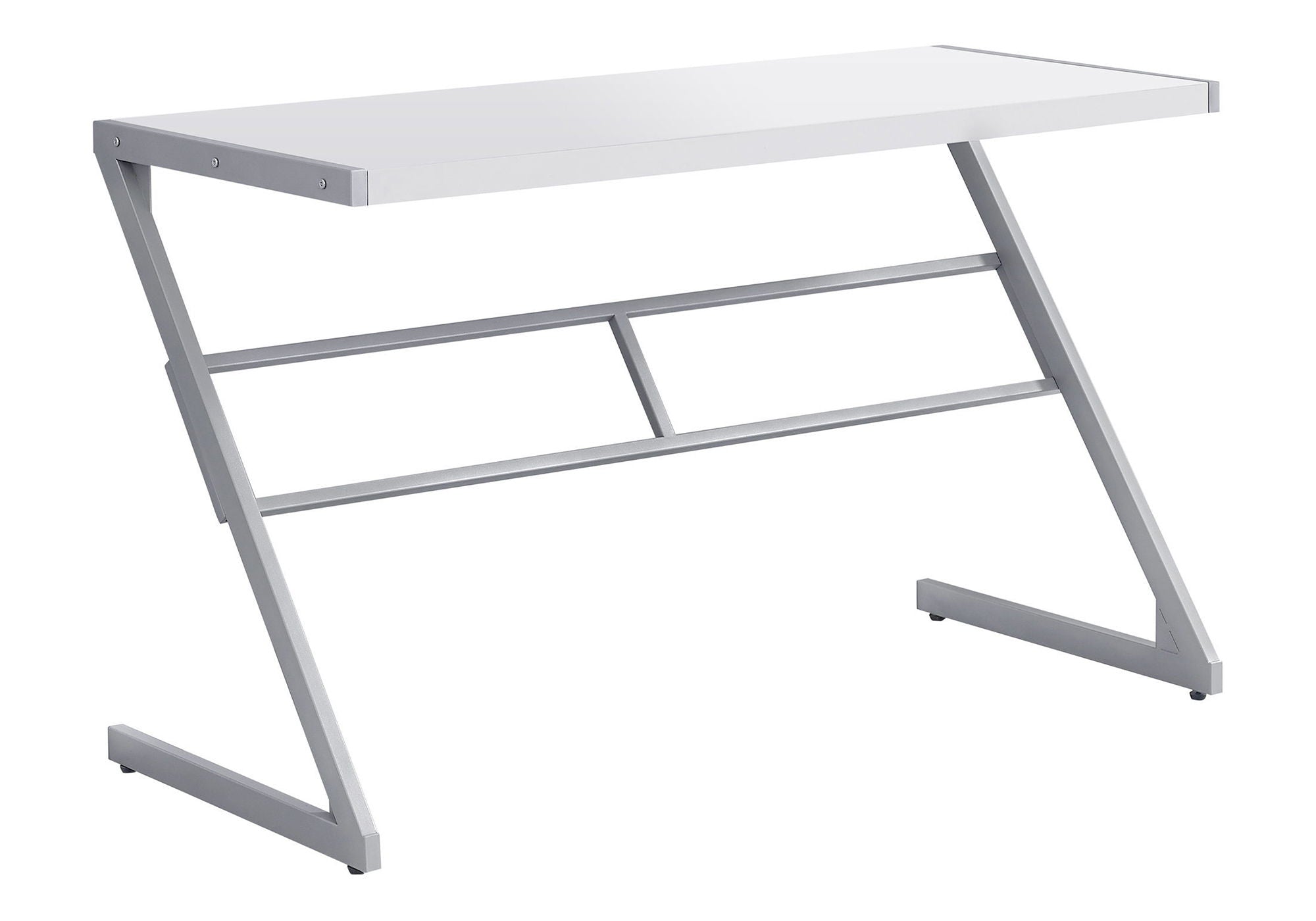Computer Desk For Home Office, Laptop, Contemporary And Modern - White