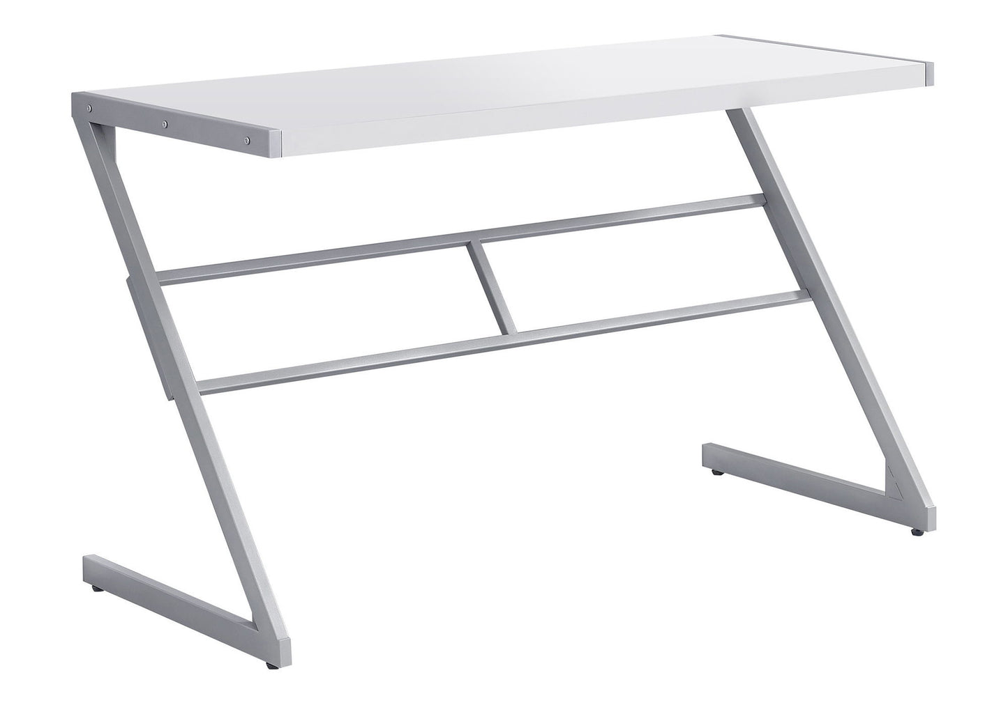 Computer Desk For Home Office, Laptop, Contemporary And Modern - White