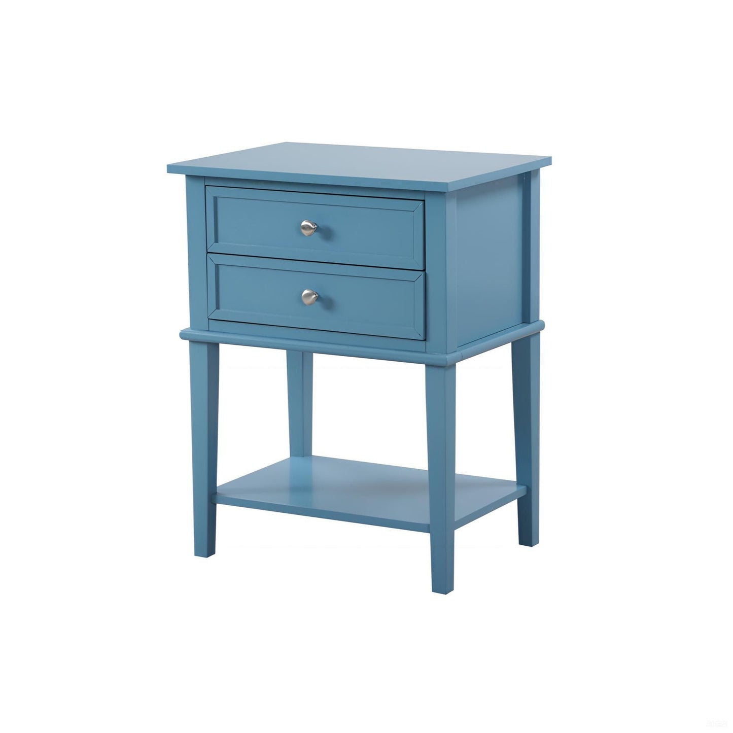 Newton - Stylish Contemporary Nightstand - Teal