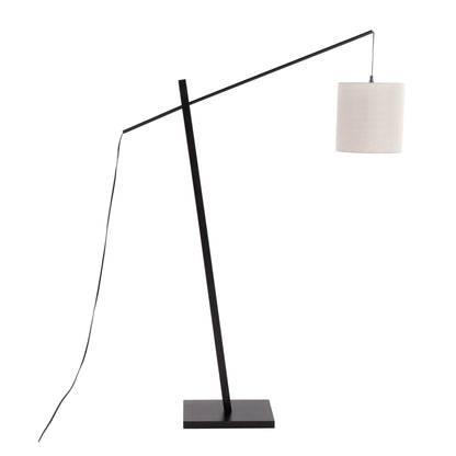 Arturo - Contemporary Floor Lamp - Black / Gray