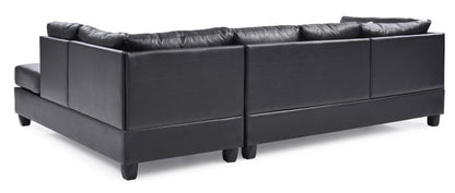 Malone - Sectional - Black