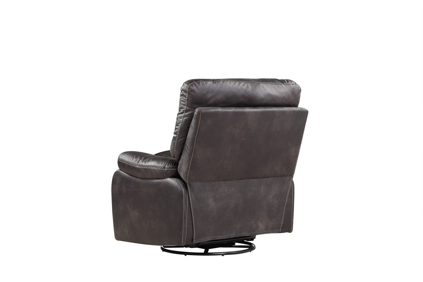 Hooper - Swivel Gliding Recliner - Gray