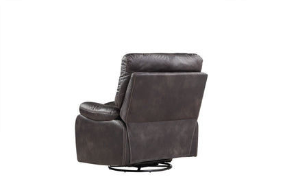 Hooper - Swivel Gliding Recliner - Gray