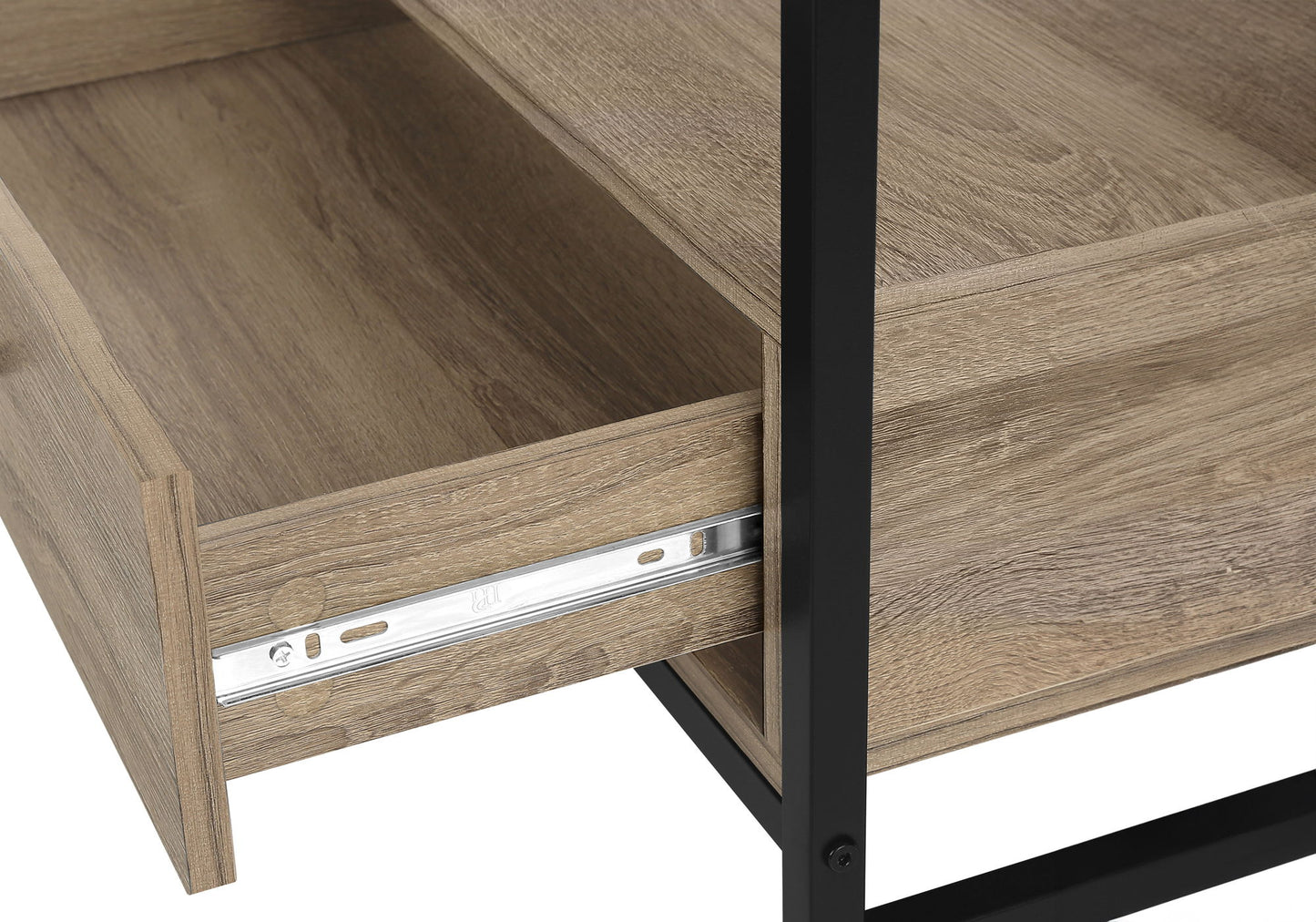 TV Stand, Console, Media Entertainment Center, Storage Drawers, Living Room, Bedroom, Contemporary, Modern - Taupe