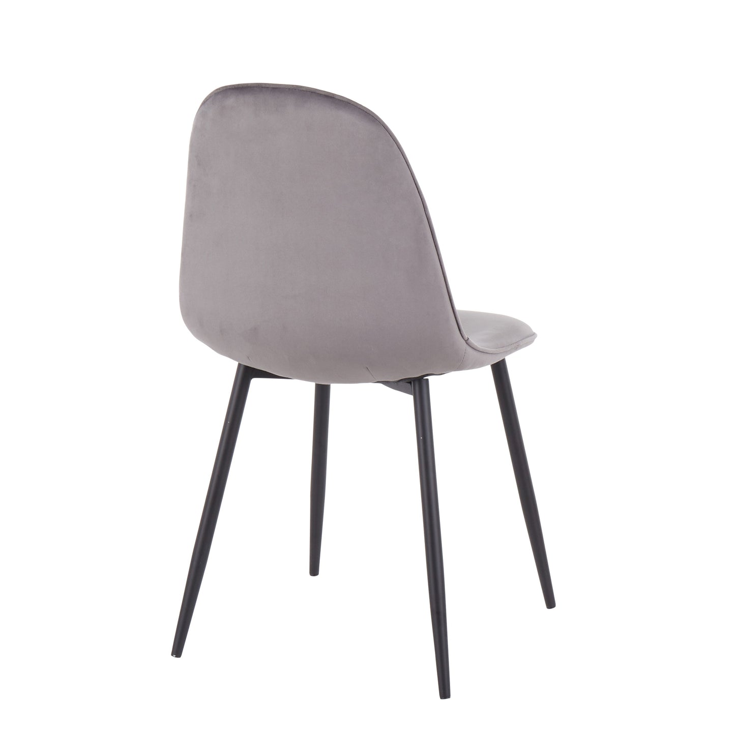 Pebble - Contemporary Chair (Set of 2) - Black / Gray