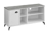 TV Stand, Console, Media Entertainment Center, Storage Cabinet, Contemporary And Modern - White