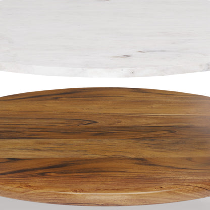 Wagner - Coffee Table - White / Natural