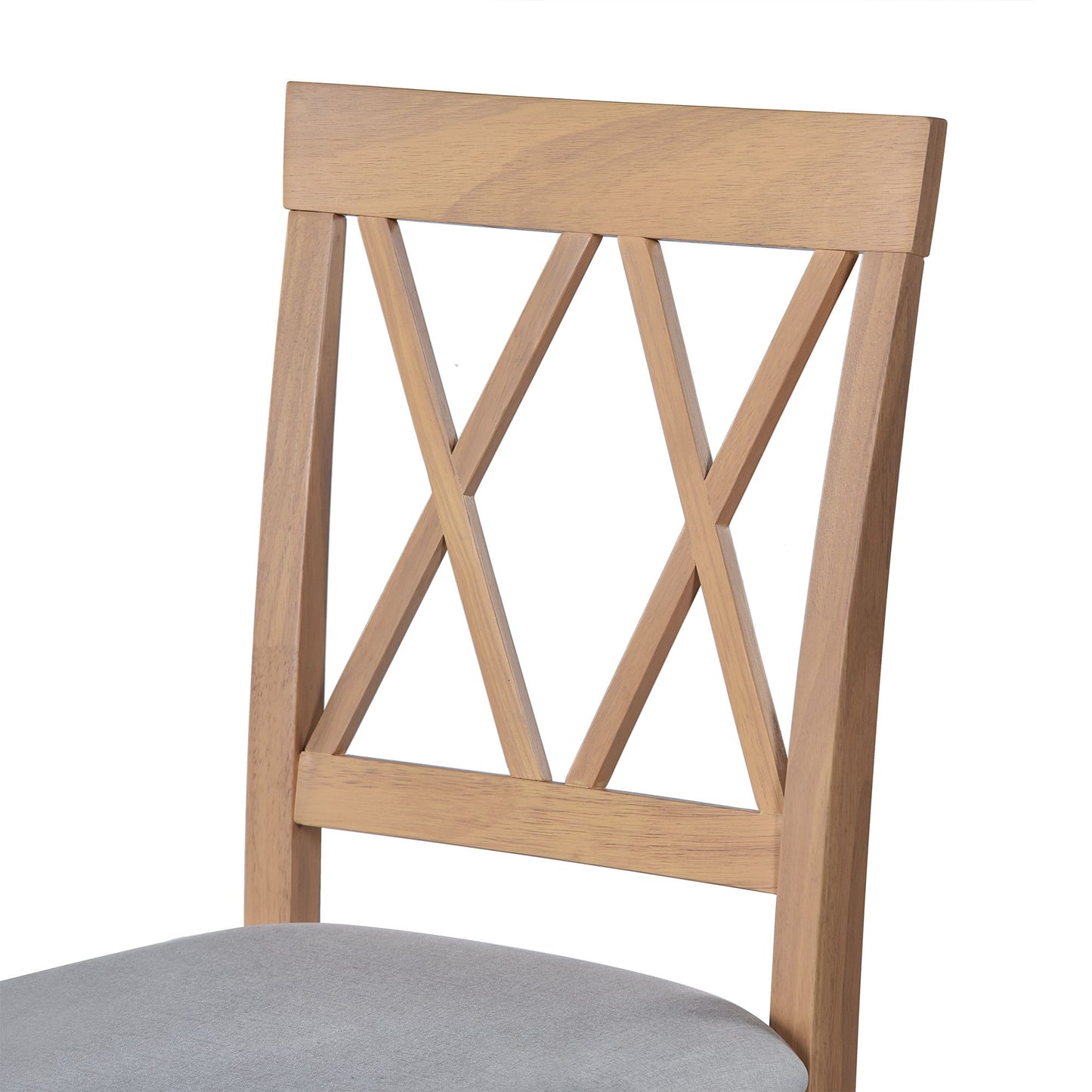 3 Piece Kitchen Dining Set With Drop Leaf Dining Table And 2 Dining Upholstered Chairs, Dining Room Set For Small Places - Natural