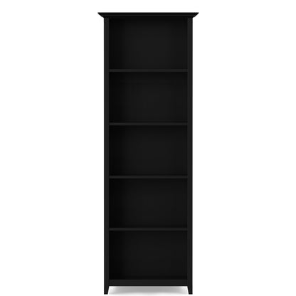 Acadian - 5 Shelf Bookcase - Black