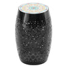 Ruby - Modern Mosaic Side Table - Black
