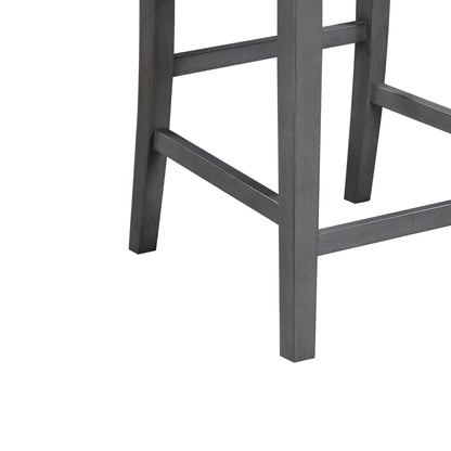 Graham - 20" Upholstered Seat Counter Height Chair (Set of 2) - Gray