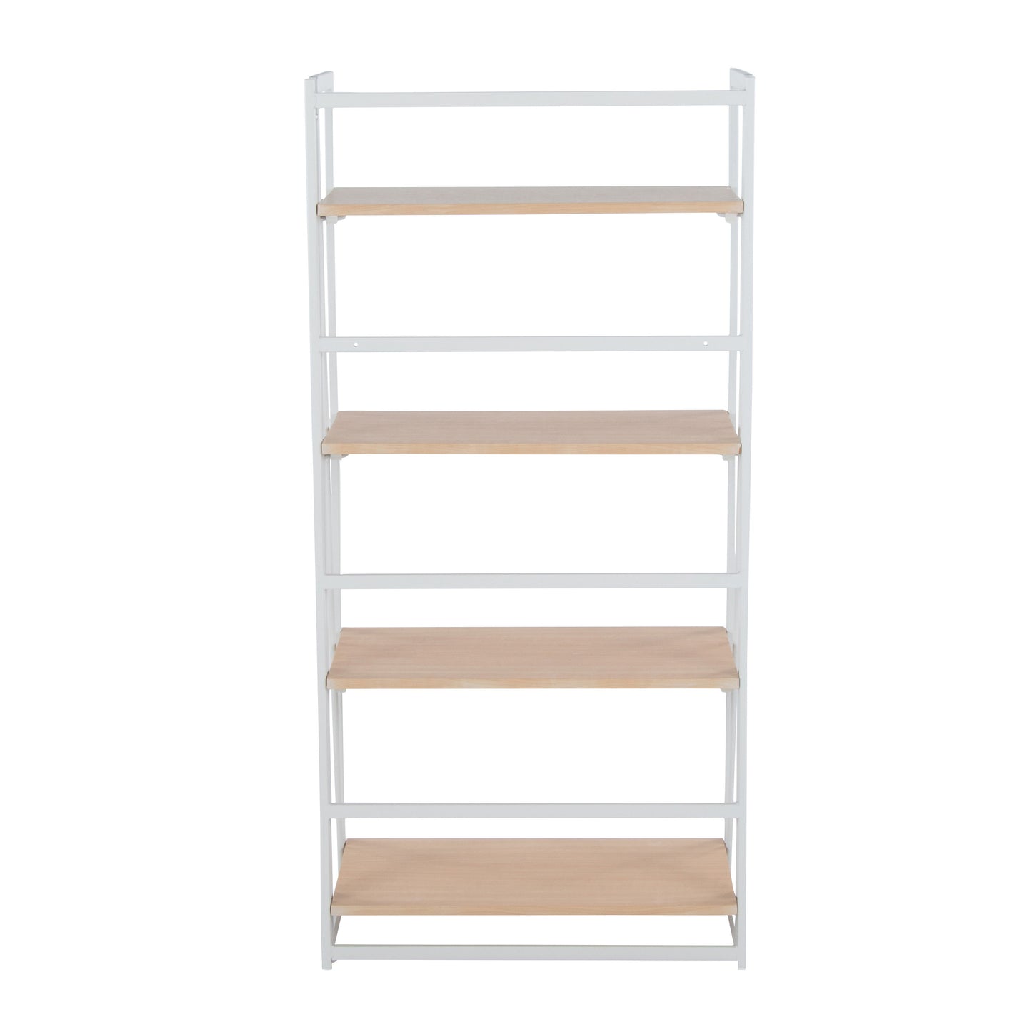 Dakota - Contemporary Bookcase - White / Natural