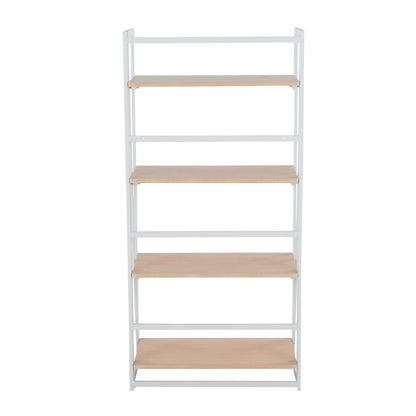 Dakota - Contemporary Bookcase - White / Natural