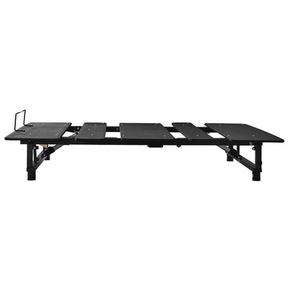 Adjustable Bed Base Frame Queen With Head And Foot Incline And Wireless Remote - Antique Black