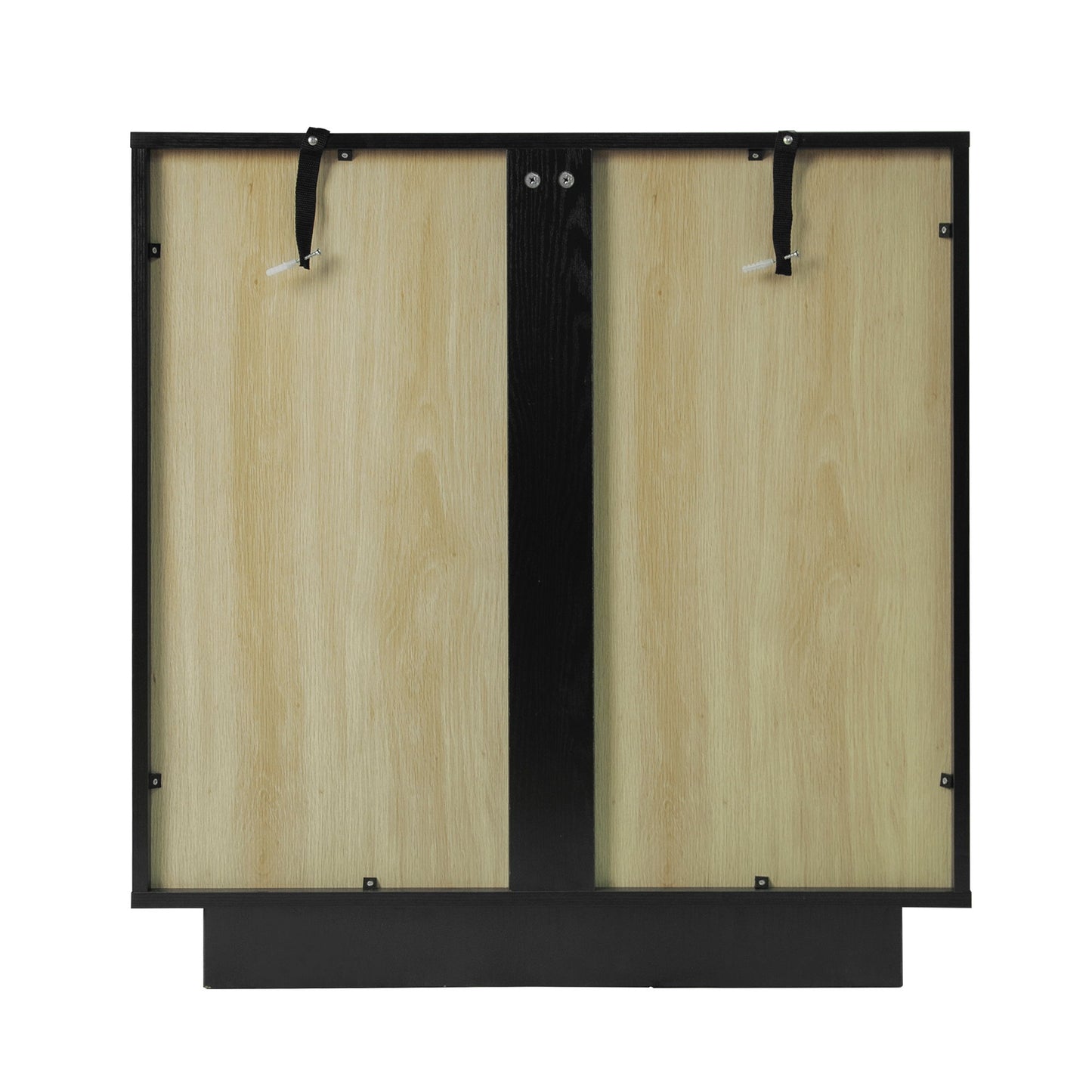 Storage Cabinet With Door For Living Room, Dining Room, Study - Black