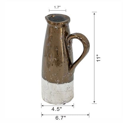 Candia - Terracotta Pitcher - Brown